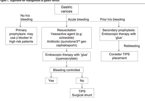 Figure 1 From Primary And Secondary Prophylaxis Of Gastric Variceal