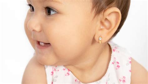 11 Pieces Of 14karat Gold Earrings For Babies In 2023very Cute A