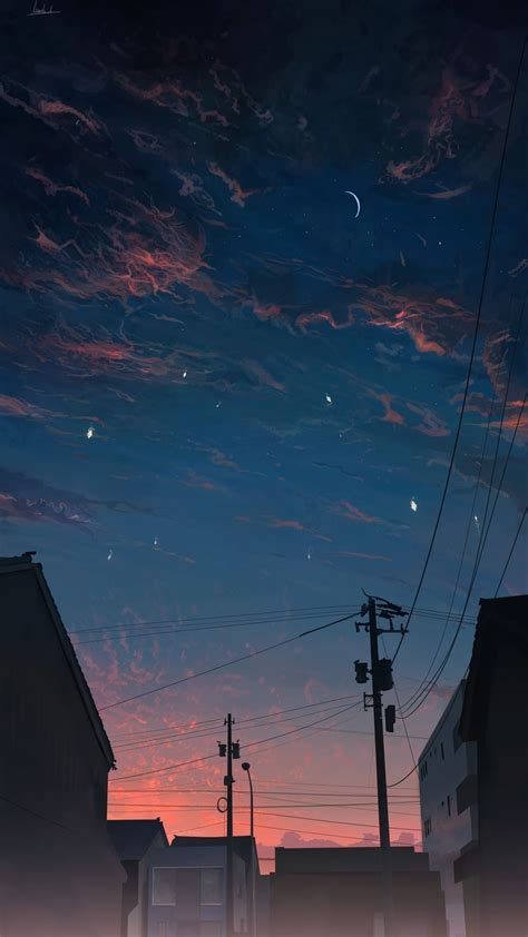 🔥 26 Aesthetic Anime Sky Wallpapers Wallpapersafari