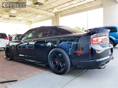 Black with blue strips interior: 2013 Dodge Charger Rohana Rf2 Eibach Lowering Springs ...