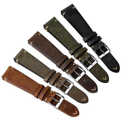 Geckota Winstone Vintage Watch Strap, WatchGecko | Leather watch strap, Nato strap watches ...