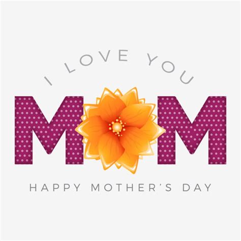 I Love You Mom Clipart Transparent Background I Love You Mom Happy