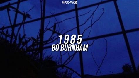 Bo Burnham 1985 Tradução Lyricsletra Youtube