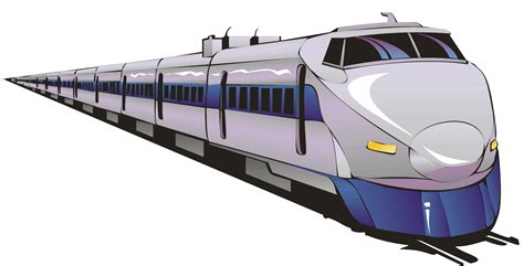 Train Train Vector High Speed Rail Png Transparent Clipart Image And