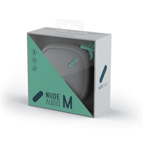 Disc Nude Move Medium Portable Universal Bluetooth Speaker Grey