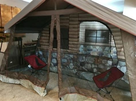 Timber Ridge 8 Person Log Cabin Tent Cool Tents
