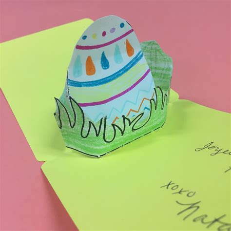 Pop Up Easter Egg Card Gettin Crafty With Natalie