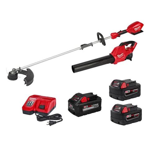 Reviews For Milwaukee M Fuel V Brushless Cordless String Trimmer Blower Combo Kit With Ah