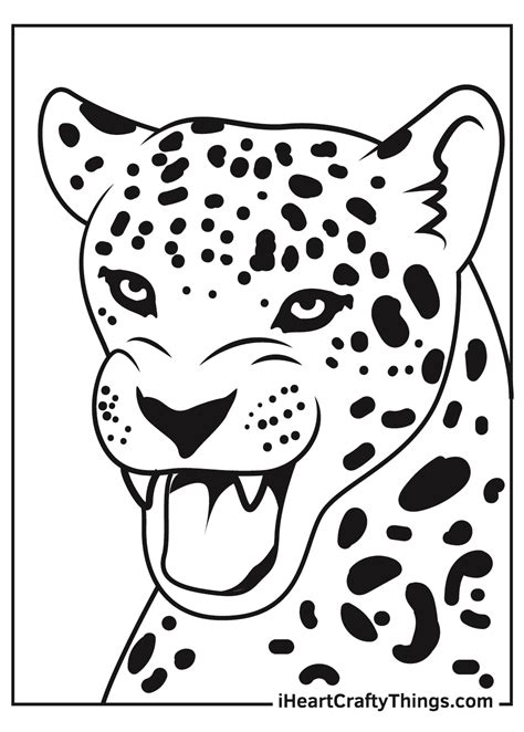 Jaguar Coloring Pages For Preschoolers Colorings Printable