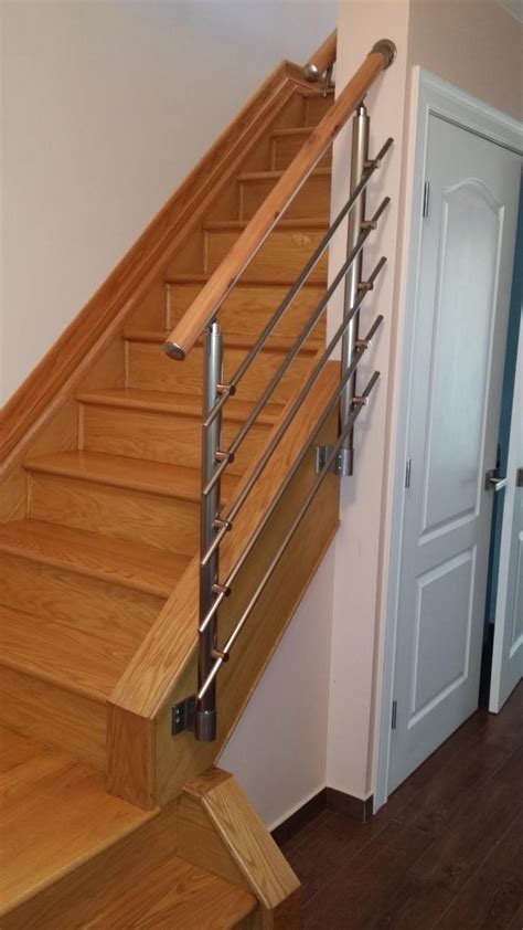 Modern Stairs Balcony Hand Rail Staircase Railing Kit Aluminium Side