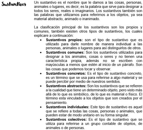 Sustantivos Adjetivos Adverbios Preposiciones Conjunciones