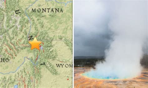 yellowstone supervolcano eruption fears after earthquake hits park world news uk