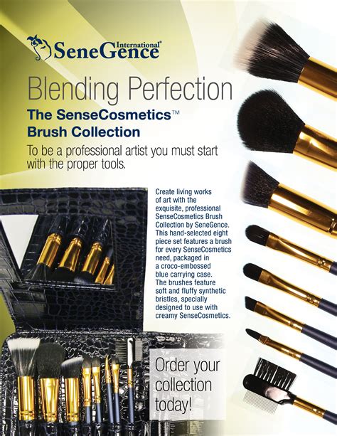 SenseCosmetics Brush Collection #SeneGence | Senegence, Senegence makeup, Senegence lipsense
