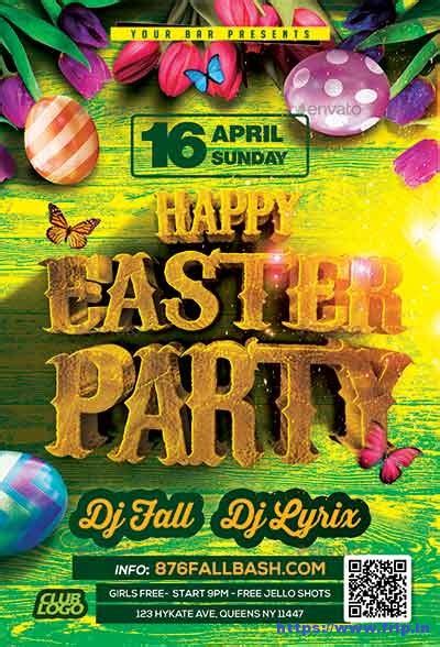 50 Best Easter Party Flyer Print Templates 2020