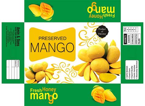 Mangoes Mango Box Design