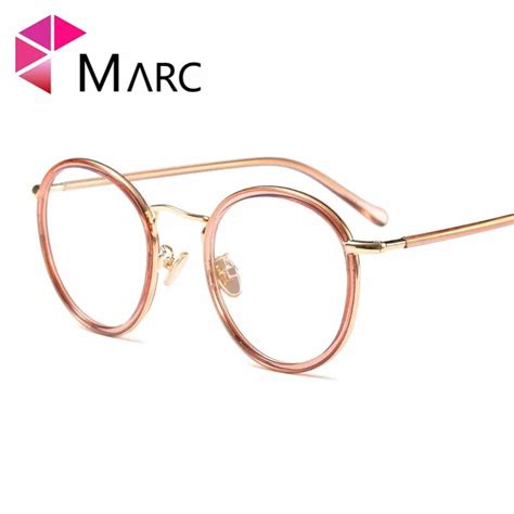 Buy Marc Women Men Reading Optical Black Plain Glass Spectacles Glasses