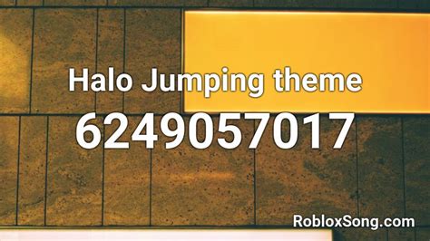 Halo Jumping Theme Roblox Id Roblox Music Codes