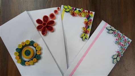 Diy Quilling Envelope How To Decorate 3d Envelope Youtube