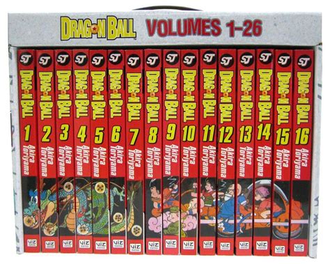 Dragon Ball Manga Box Set Volumes 1 16