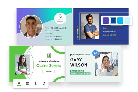 Student Id Card Template Design Ph