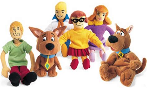 Warner Bros Studio Store Scooby Doo Gang Plush Bean Bag Dolls Scooby Shaggy And Scooby