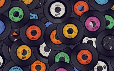 Download Wallpapers Vinyl Records Pattern 4k Music Backgrounds