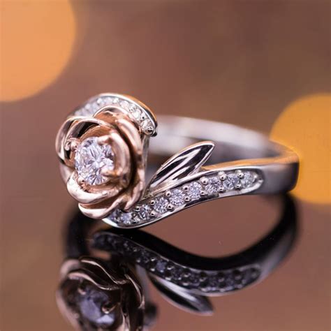 Flower Engagement Rings