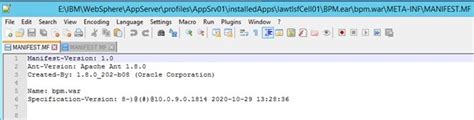 How To Get The Exact Versions For The Bpm And Ios Websphere Installs