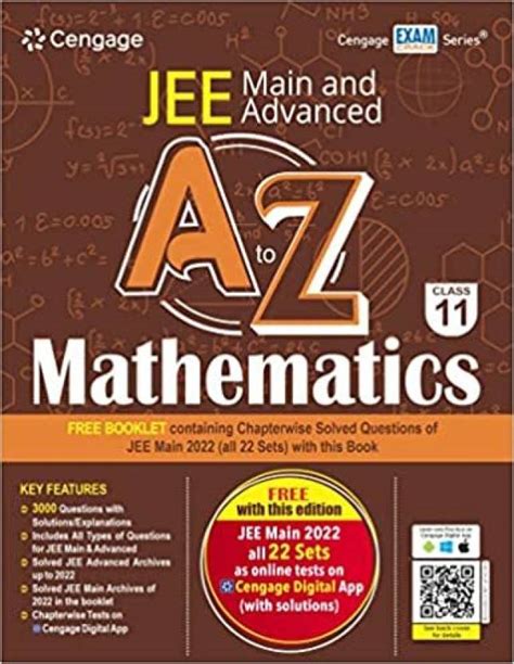 Jee Main And Advanced A To Z Mathematics Class 11 Buy Jee Main And