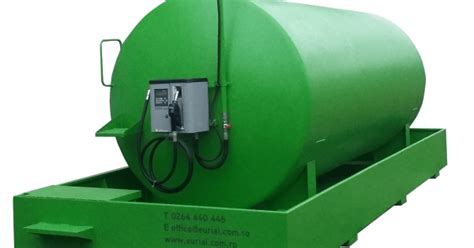 Above Ground Single Walled Diesel Tank With Containment Basin 30000 L