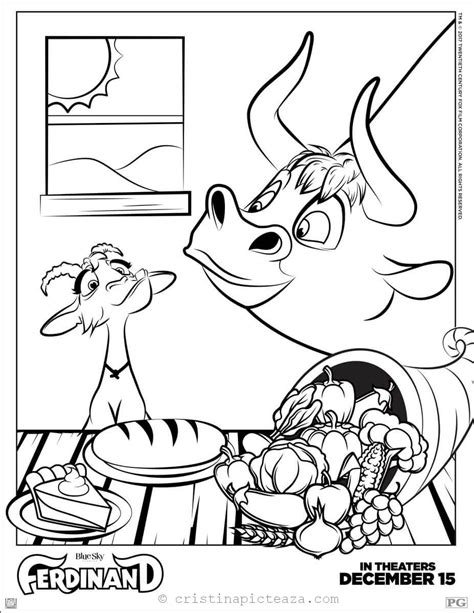 Ferdinand Coloring Pages Coloring Sheets With The Bull