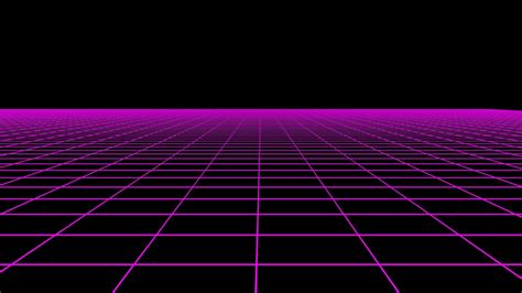 Resource Horizontal Scrolling 80s Retro Neon Grid 1080p Youtube