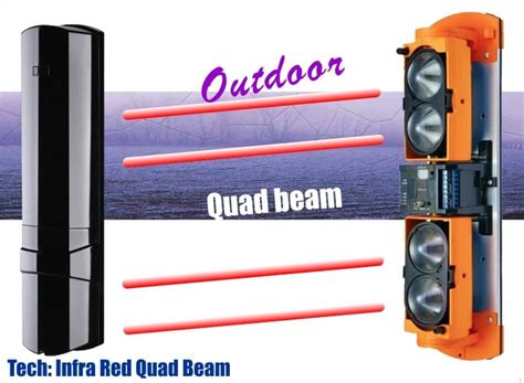 Quad Outdoor Ir Beam Detector Avbq Alarm Security Systems By Av Gad