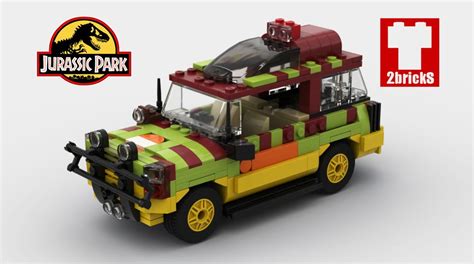 Lego Moc Jurassic Park Explorer Minifig Scale By 2bricksofficial