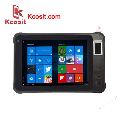 Kcosit K75 Rugged Windows Tablet Pc Fingerprint Reader Uhf Rfid Ip67