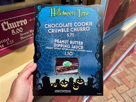 Review Halloween Time Chocolate Cookie Crumble Churro With Green