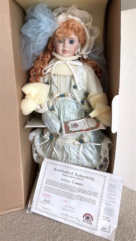 World Gallery Kais Dolls Carmen 18 Porcelain Limited Ed 2692000 Coa