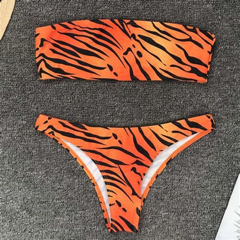 Sexy Leopard Swimsuit Female Bathers Brazilian Swimwear Women Biquini Push Up Woman Bikini 2019