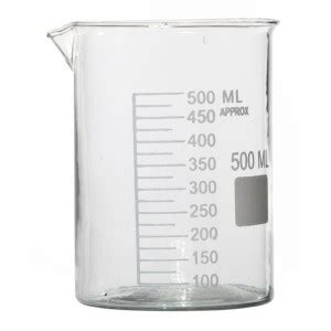 Tidak boleh digunakan untuk mengukur larutan/pelarut dalam kondisi panas. beaker glass ~ Gelas kimia