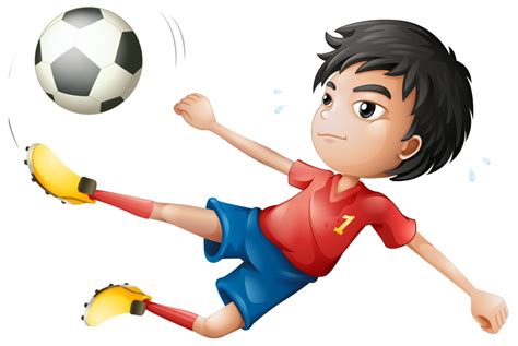 Clipart Soccer Player Hostted