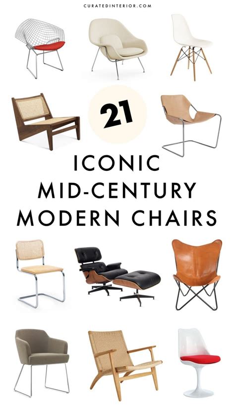 21 Iconic Mid Century Modern Chair Designs