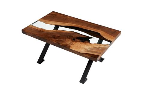 Wisebond bar and table top epoxy features a 1:1 mix ratio and a low exothermic reaction cure, giving plenty of time to perfect your wood table project. Hudson 120 Clear Epoxy Resin Coffee Table with "X" Legs ...