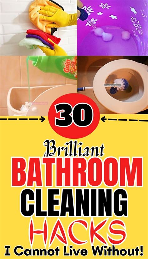 30 Awesome Bathroom Cleaning Hacks You Need To Know In 2023 Bathroom