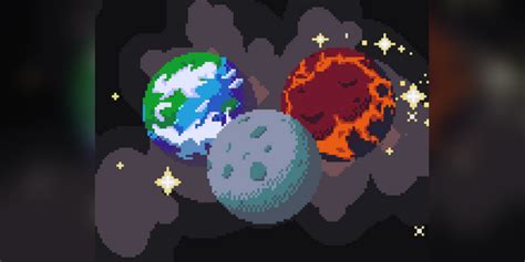 Animated Pixel Art Planets By 🌻helianthus Games🌻