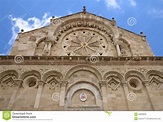 Troia Cathedral in Troia Town, Apulia, Italy Stock Image - Image of ...