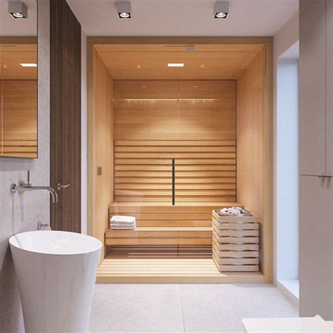 40 Beautiful Sauna Design Ideas For Your Bathroom Hmdcrtn Sauna