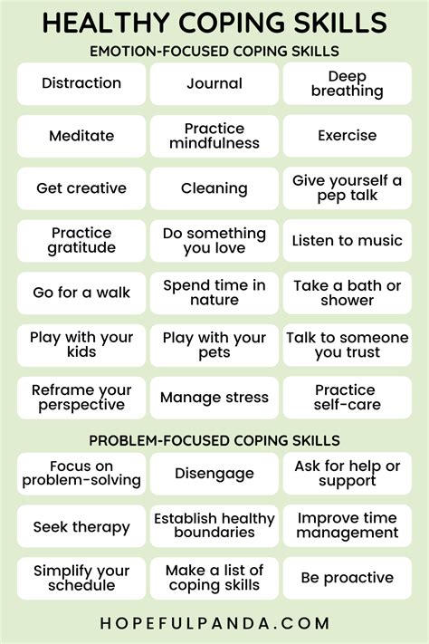 30 Healthy Coping Skills For Uncomfortable Emotions Artofit