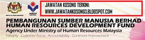 Pembangunan sumber manusia berhad's email format. Jawatan Kosong Pembangunan Sumber Manusia Berhad 04 Julai ...