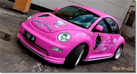volkswagen beetle pinky hello kitty automotive news and info