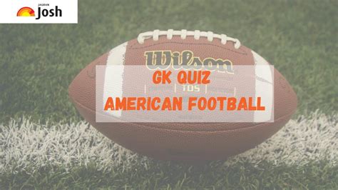 Gk Quiz On American Football Questions And Answers